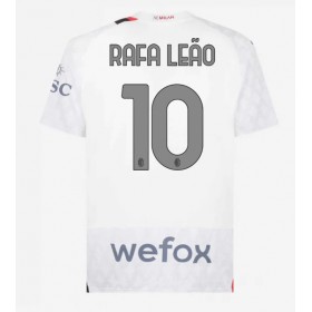 AC Milan Rafael Leao #10 Borta Kläder 2023-24 Kortärmad